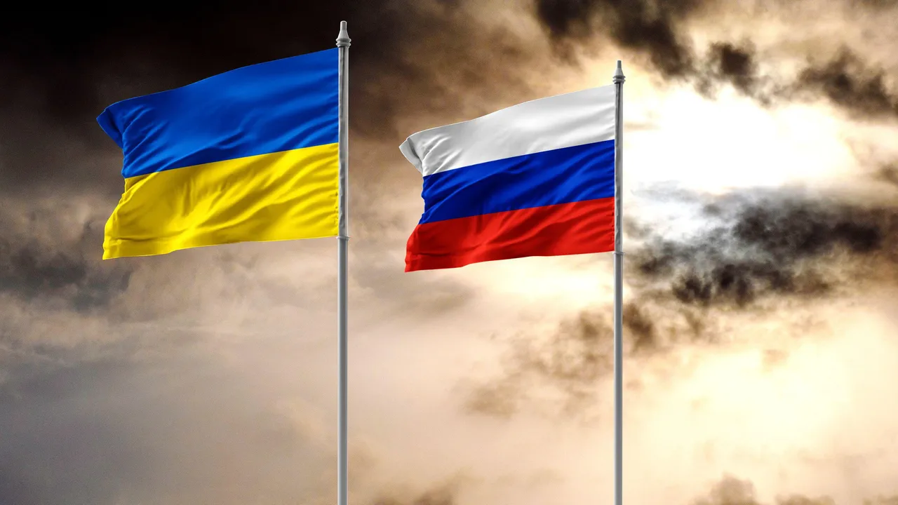 ukraine russia flags iliya mitskovets alamy